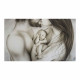 Capezzale moderno con sacra famiglia dal design moderno "Cuore" 110x65