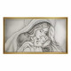 Capezzale moderno dipinto a mano con la maternità Amore di Mamma 110x65