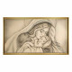 Capezzale moderno dipinto a mano con la maternità Amore di Mamma 110x65