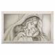 Capezzale moderno dipinto a mano con la maternità Amore di Mamma 110x65