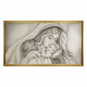 Capezzale moderno dipinto a mano con la maternità Amore di Mamma 110x65