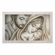 Capezzale moderno dipinto a mano su tela di cotone "Letizia" 110x65