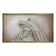 Capezzale moderno dipinto a mano su tela in cotone "Maria" 110x65