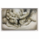 Capezzale moderno dipinto a mano su tela "Infinito" 110x65