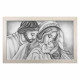 Capletto moderno dipinto a mano con la sacra famiglia Forza 110x65