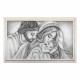 Capletto moderno dipinto a mano con la sacra famiglia Forza 110x65