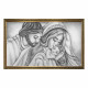 Capletto moderno dipinto a mano con la sacra famiglia Forza 110x65