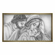 Capletto moderno dipinto a mano con la sacra famiglia Forza 110x65
