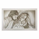 Capletto moderno dipinto a mano con la sacra famiglia Forza 110x65