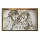Capletto moderno dipinto a mano con la sacra famiglia Forza 110x65