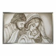 Capletto moderno dipinto a mano con la sacra famiglia Forza 110x65