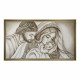 Capletto moderno dipinto a mano con la sacra famiglia Forza 110x65