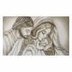 Capletto moderno dipinto a mano con la sacra famiglia Forza 110x65