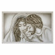 Capoletto con la sacra famiglia dipinta su tela Nido d'Amore Romantico 110x65