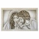 Capoletto con la sacra famiglia dipinta su tela Nido d'Amore Romantico 110x65