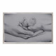 Capoletto moderno con la sacra famiglia dipinta su tela Different Family 110x65