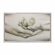 Capoletto moderno con la sacra famiglia dipinta su tela Different Family 110x65