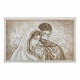 Capoletto moderno con la sacra famiglia dipinto a mano con decori Radici 110x65