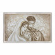 Capoletto moderno con la sacra famiglia dipinto a mano con decori Radici 110x65
