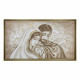 Capoletto moderno con la sacra famiglia dipinto a mano con decori Radici 110x65