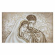 Capoletto moderno con la sacra famiglia dipinto a mano con decori Radici 110x65