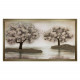 Quadro a tema natura dipinto a mano su tela Soffio 150x80