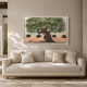 Quadro a tema paesaggistico dipinto su tela Ulivo 120x80