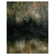 Quadro astratto dipinto a mano su tela Nel Cuore dell'Inchiostro 100x150