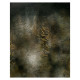 Quadro astratto dipinto a mano su tela Nel Cuore dell'Inchiostro 100x150