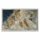 Quadro astratto dipinto a mano su tela Orizzonte Sospeso 120x80