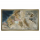 Quadro astratto dipinto a mano su tela Orizzonte Sospeso 120x80