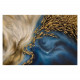 Quadro astratto dipinto a mano Terra e Mare in Danza 120x80