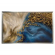 Quadro astratto dipinto a mano Terra e Mare in Danza 120x80