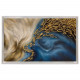 Quadro astratto dipinto a mano Terra e Mare in Danza 120x80
