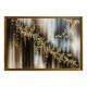 Quadro astratto moderno su tela Scorcio d'Oro 120x80
