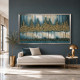 Quadro astratto su tela di cotone Notte Romantica 120x80