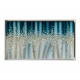 Quadro astratto su tela dipinto a mano Comete 150x80
