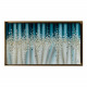 Quadro astratto su tela dipinto a mano Comete 150x80