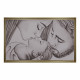 Quadro capezzale per testata letto "Bacio" 110x65