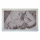 Quadro capezzale per testata letto "Bacio" 110x65