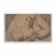 Quadro capezzale per testata letto "Bacio" 110x65