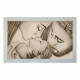 Quadro capezzale per testata letto "Bacio" 110x65