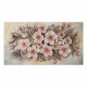 Quadro con fiori dipinto a mano Fiore in Fiore 130x70