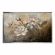 Quadro con fiori dipinto su tela di cotone Notte di Petali 120x80