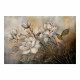 Quadro con fiori dipinto su tela di cotone Notte di Petali 120x80