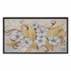 Quadro con fiori dipinto su tela Pink Palette 130x70
