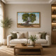 Quadro con paesaggio acrilico su tela Amore Secolare 120x80