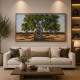 Quadro contemporaneo acrilico su tela Ulivi Secolari 150x80