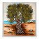 Quadro contemporaneo paesaggistico Scorcio di Puglia 80x120