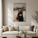 Quadro dipinto a mano su tela Fioritura delle Rose 80x120